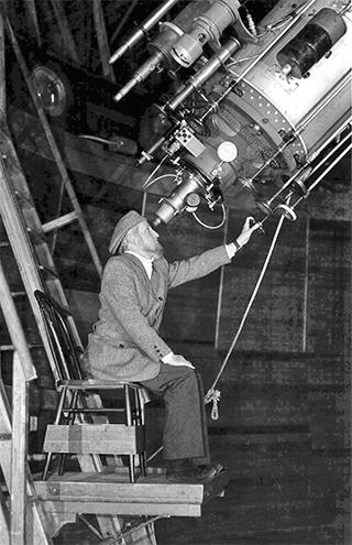 capen at telescope